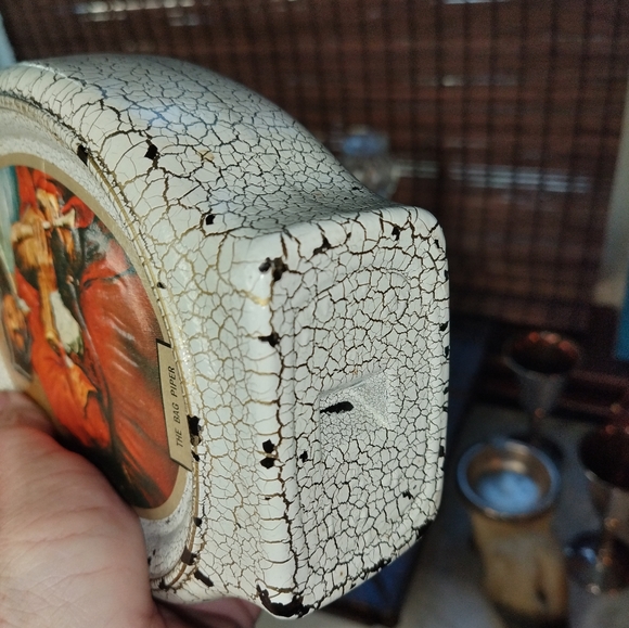 The Bag Piper Whiskey Decanter Early Mid Century fifth bottle size original cap - Picture 5 of 6